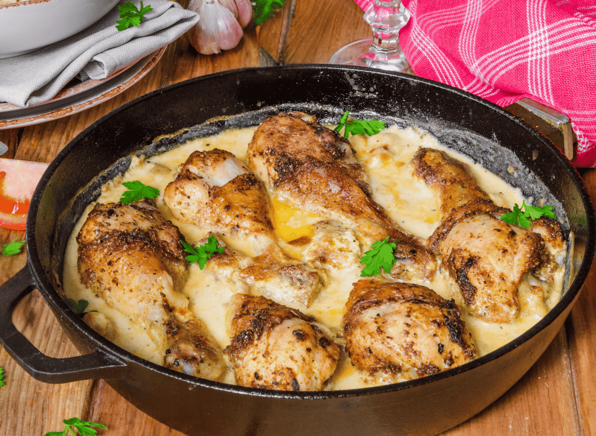 Pollo en Crema (Chicken in Cream Sauce)