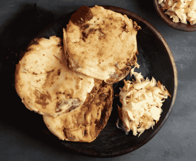 Pupusas Locas (Stuffed Crazy Pupusas)