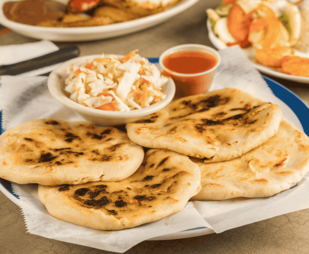 Pupusas (Stuffed Corn Tortillas)