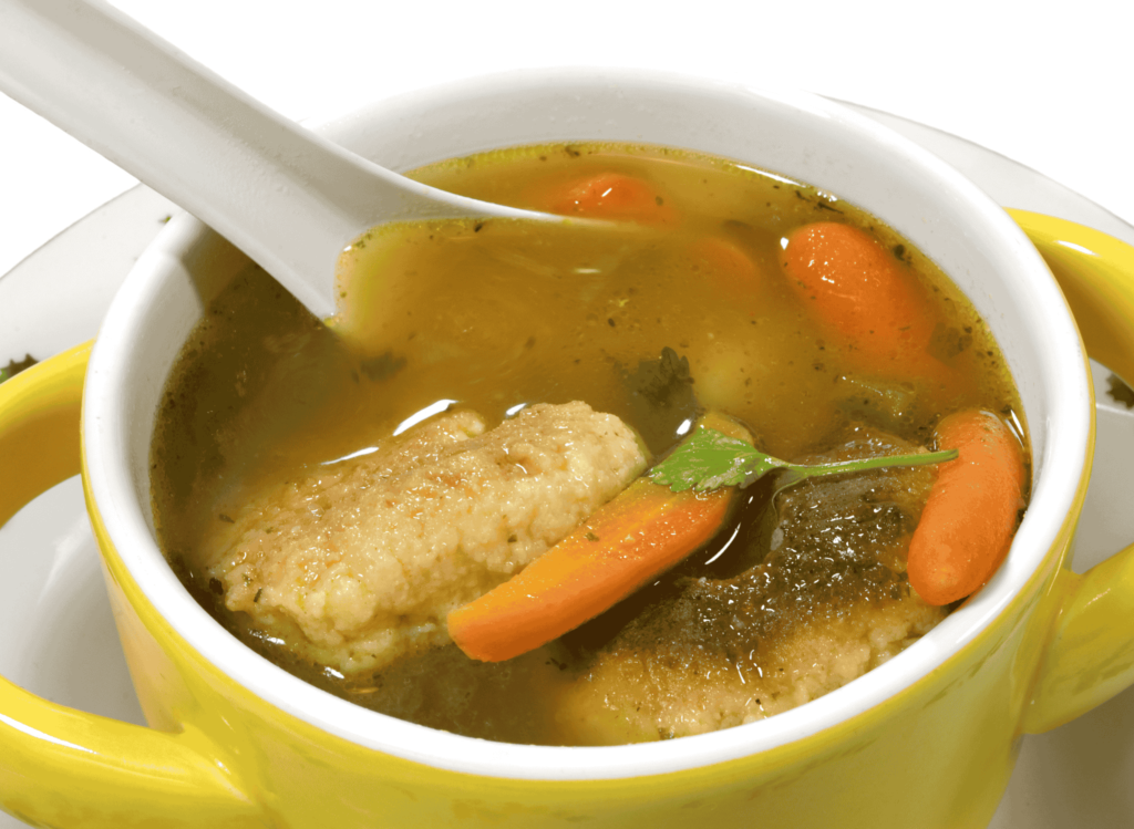 Sopa de Capirotadas (Cheese Dumpling Soup)