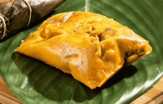 Tamal Tolimense (Stuffed Corn Dough)