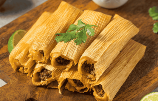 Tamales Pisques (Stuffed Corn Dough)