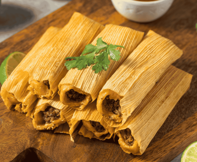 Tamales Pisques (Stuffed Corn Dough)