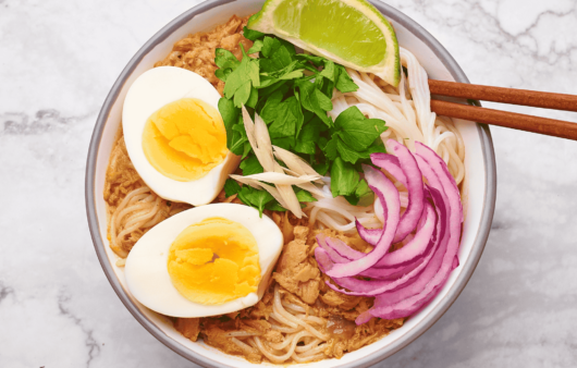 Burmese Mohinga (Fish Noodle Soup)