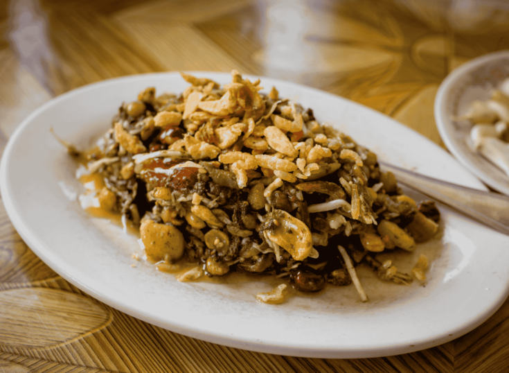 Laphet Thoke (Fermented Tea Leaf Salad)