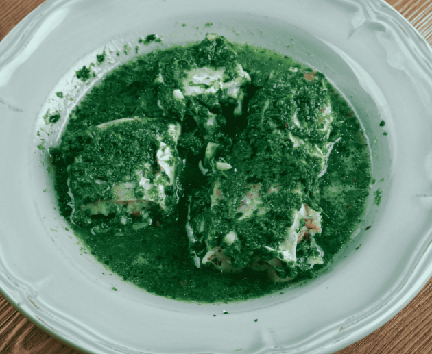 Paling in ‘t Groen (Eel in Green Herb Sauce)