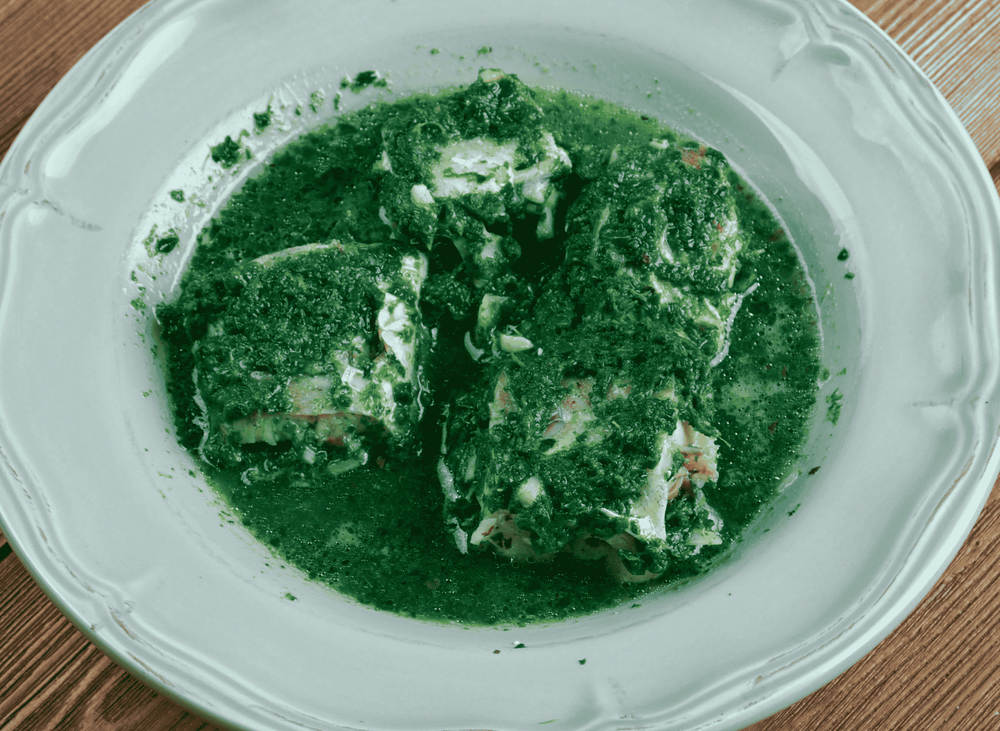 Paling in ‘t Groen (Eel in Green Herb Sauce)