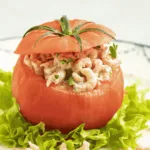 Tomates aux Crevettes (Tomatoes with Shrimp)