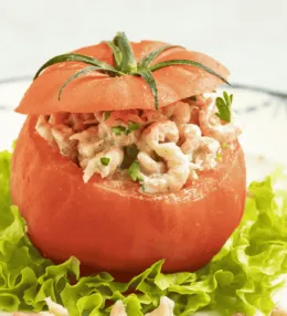 Belgian Tomates aux Crevettes (Tomatoes with Shrimp)