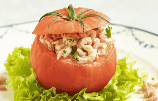 Tomates aux Crevettes (Tomatoes with Shrimp)