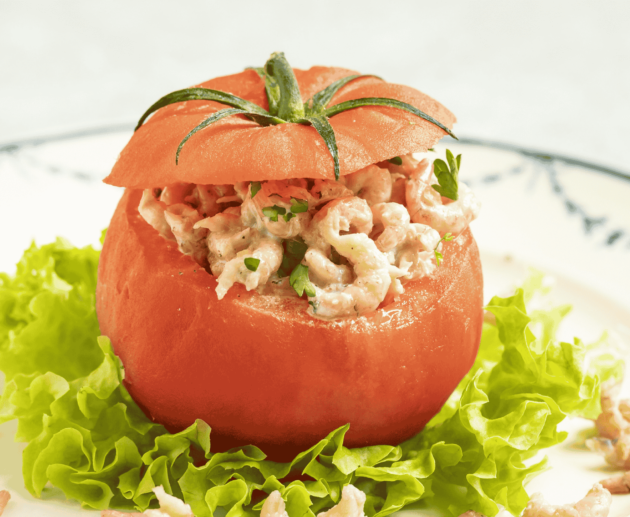 Tomates aux Crevettes (Tomatoes with Shrimp)