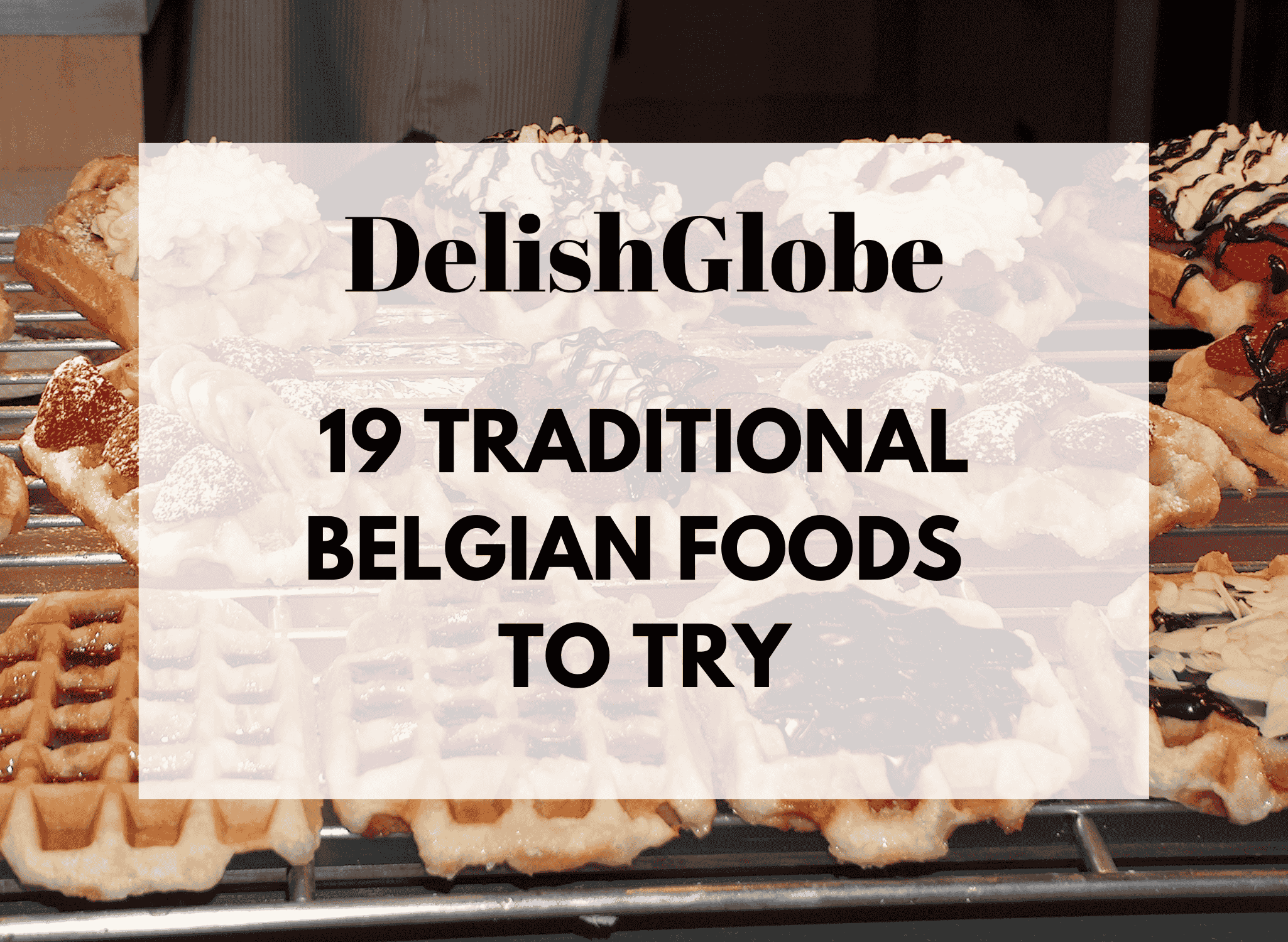 Traditional Belgian foods