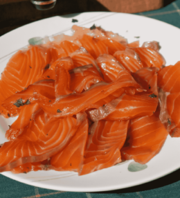 Finnish Graavilohi (Cured Salmon)