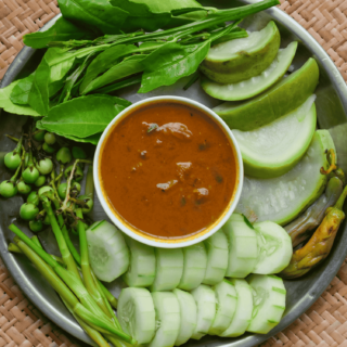 Ngapi Yay (Fish Paste Dip with Vegetables)