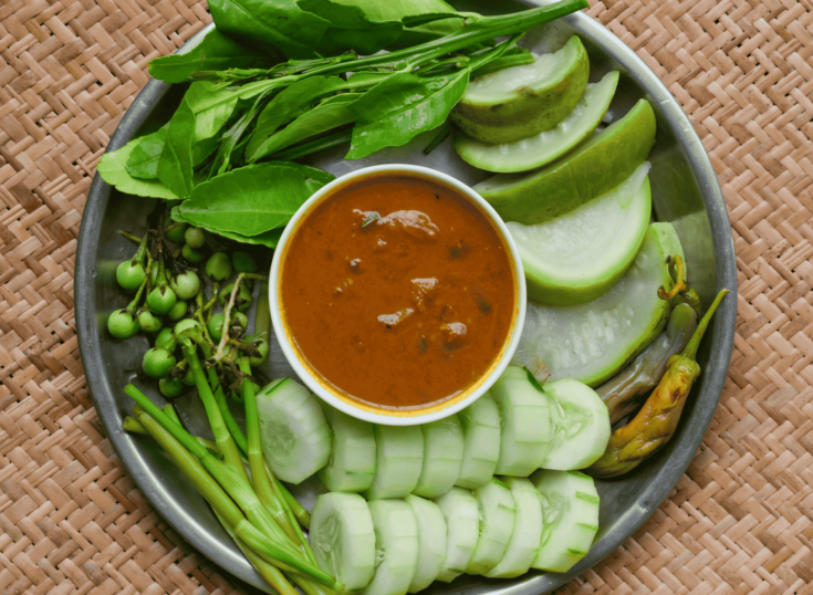 Ngapi Yay (Fish Paste Dip with Vegetables)