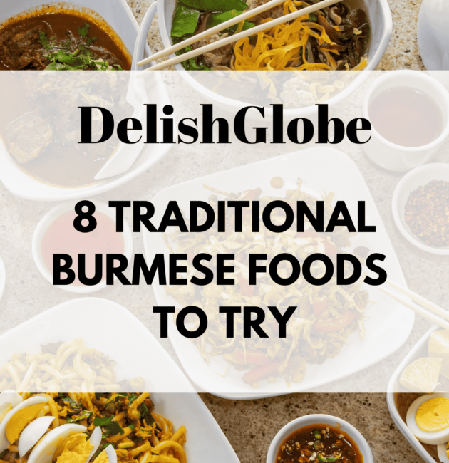 Traditional Burmese foods