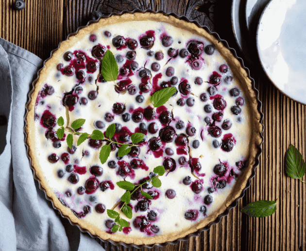 Mustikkapiirakka (Blueberry Pie)