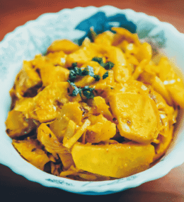 Nepali Aloo Tama (Potato & Bamboo Shoot Curry)
