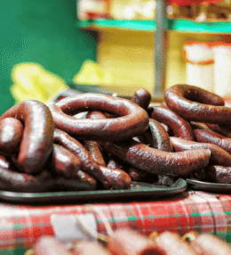 Latvian Asins Desa (Blood Sausage)