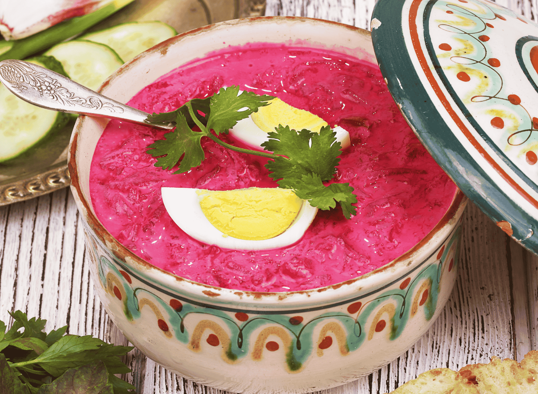 Aukstā zupa (Cold Beetroot Soup)