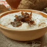 Bukstiņbiezputra (Barley and Potato Porridge)