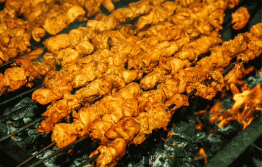 Nepali Sekuwa (Skewered Grilled Meat)