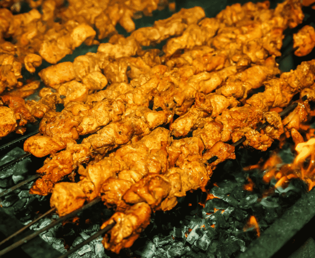 Nepali Sekuwa (Skewered Grilled Meat)