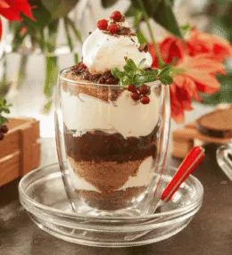 Latvian Rupjmaizes kārtojums (Rye Bread Trifle)