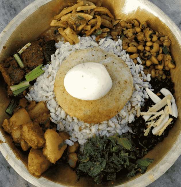 Samay Baji (Festive Newari Platter)