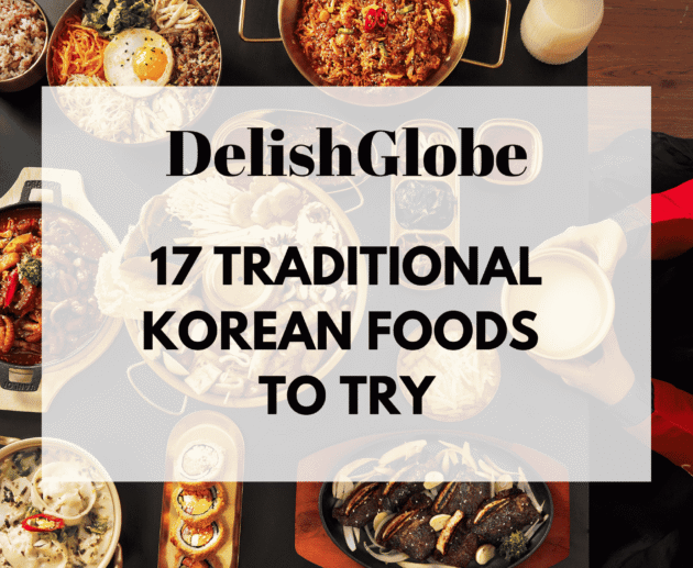 Traditional Korean foods
