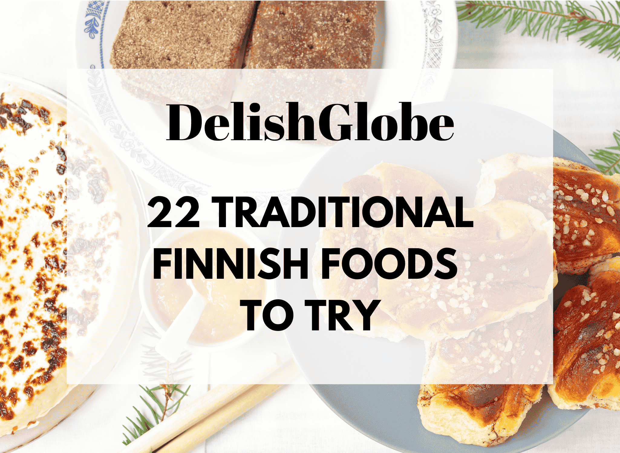 Traditional finnish foods