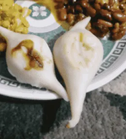 Nepali Yomari (Stuffed Rice Dumpling)