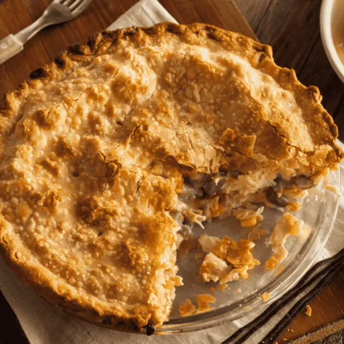 Chicken Pot Pie (Pastry Covered Chicken Stew)