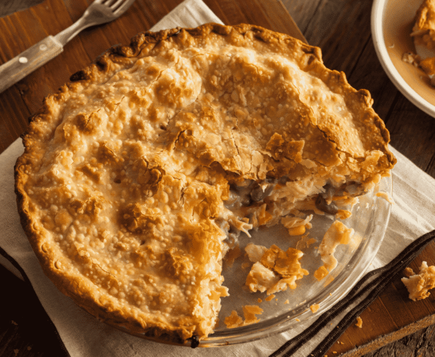 Chicken Pot Pie (Pastry Covered Chicken Stew)