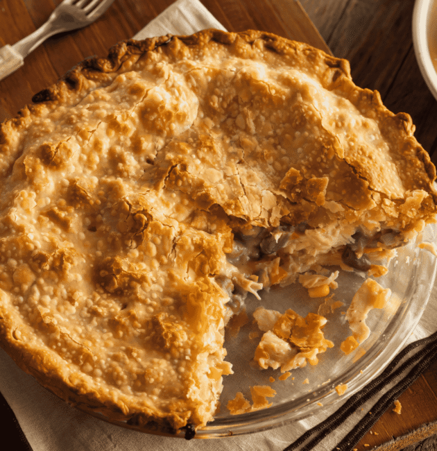Chicken Pot Pie (Pastry Covered Chicken Stew)
