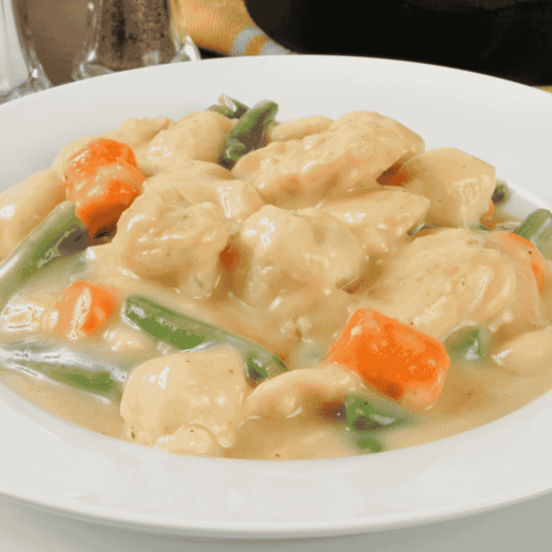Chicken and Dumplings (Stewed Chicken with Dumplings)