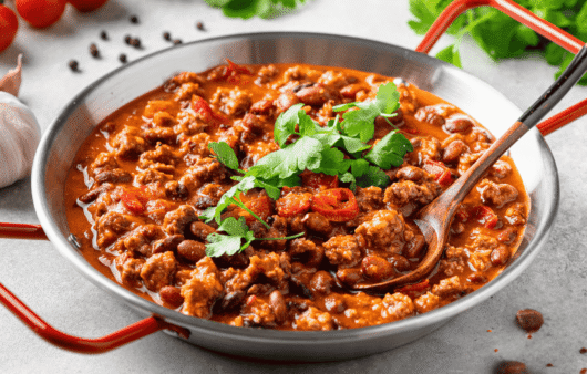 Chili con Carne (Spiced Meat and Bean Stew)