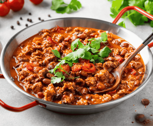 Chili con Carne (Spiced Meat and Bean Stew)