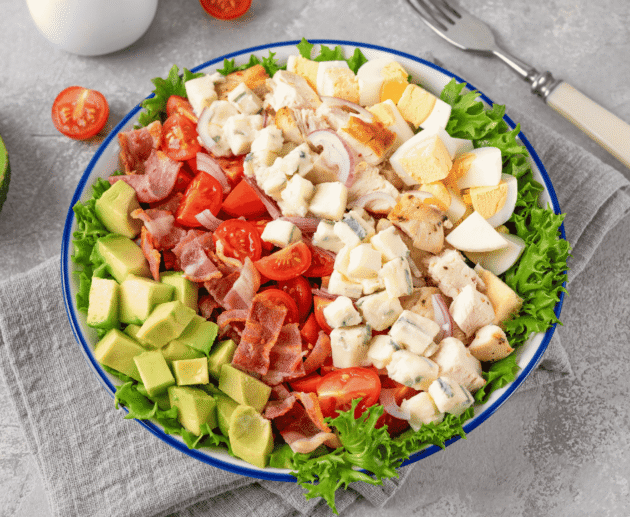 Cobb Salad (Layered Chopped Salad)