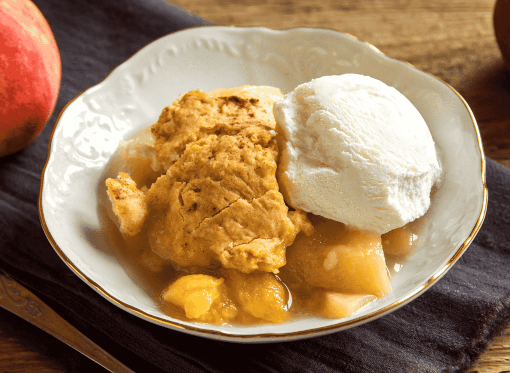 Cobbler (Baked Fruit Dessert with Biscuit Topping)