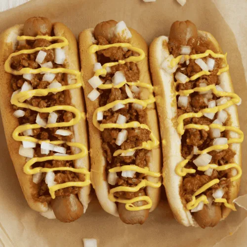 Coney Dog (Chili Topped Hot Dog)
