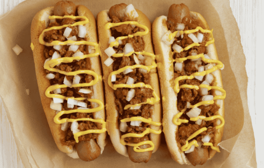 Coney Dog (Chili Topped Hot Dog)