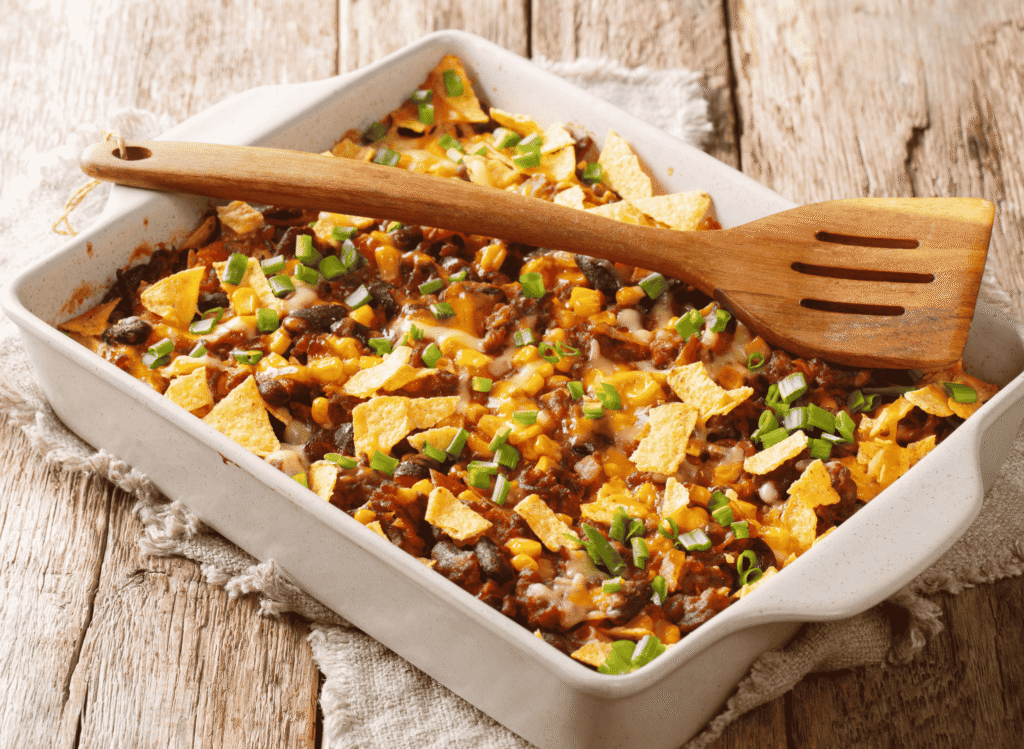 Frito Pie (Chili and Cheese over Corn Chips)