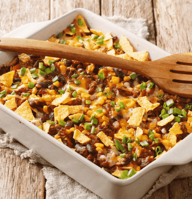 Frito Pie (Chili and Cheese over Corn Chips)