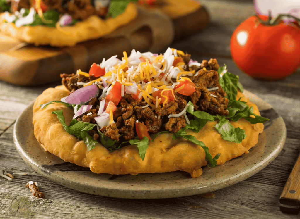 Fry Bread Tacos (Navajo Taco)