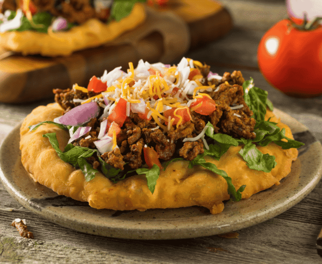 Fry Bread Tacos (Navajo Taco)