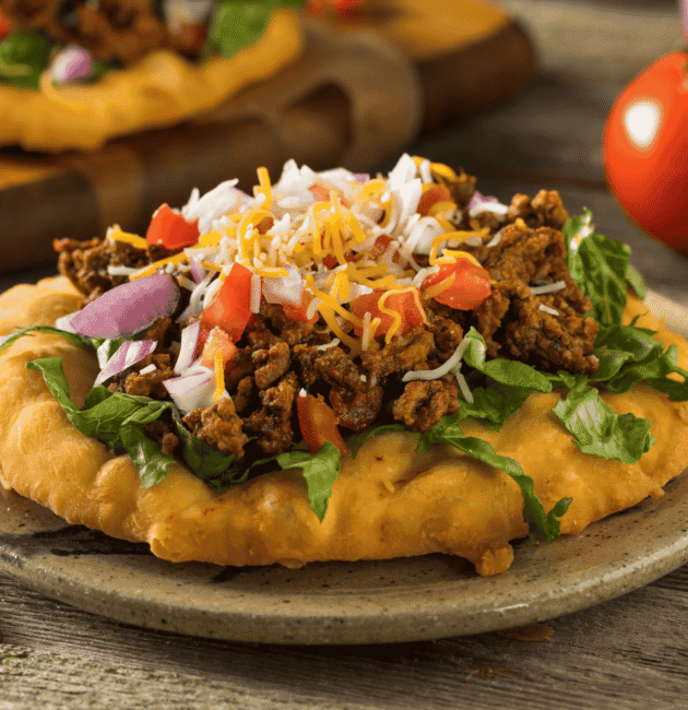 Fry Bread Tacos (Navajo Taco)