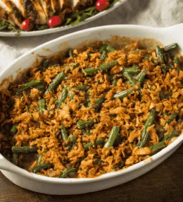 Green Bean Casserole (Creamy Vegetable Bake)