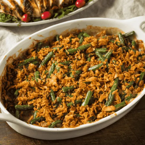 Green Bean Casserole (Creamy Vegetable Bake)