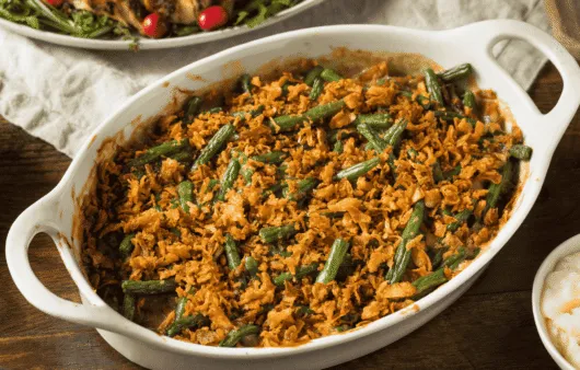 Green Bean Casserole (Creamy Vegetable Bake)